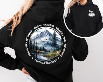 Custom Alaska Cruise Shirt, Alaska Hoodie, Alaska Long Sleeve, Custom Family Vacation Tee, Personalized Matching Cruise T-Shirt.