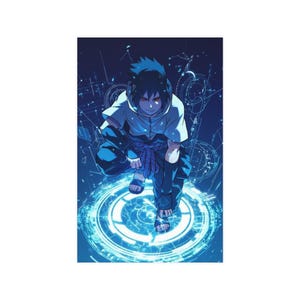Sauske Anime Art Print, Vertical and Horizontal Matte Posters, Wall Decor, Gift for Otaku, Room Aesthetic, Unique Home Decor