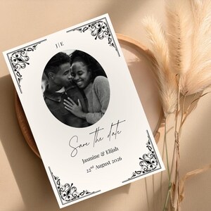 Digital Save The Date Cards Save Our Date Save The Evening Wedding Stationary Canva Template Digital Wedding Invitation Wedding Invites RSVP