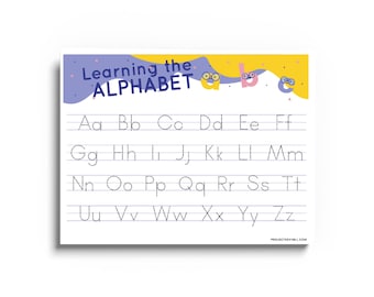 Alphabet Handwriting Practice – Printable Tracing Pages for Preschool & Kindergarten | ABC Letter Writing PDF