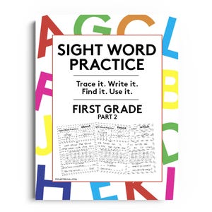 1st Grade Sight Word Practice Worksheets Part 2 – 15 Printable Pages for First Grade | Spelling & Reading PDF Activities for Kids