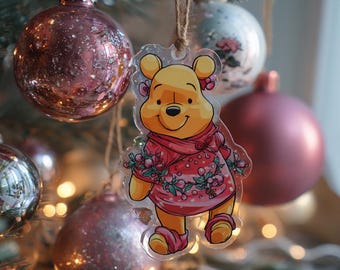 くまのプーさん 卒業記念ベア 陶器製オーナメント：記念品ギフト