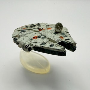 Vintage Star Wars Micro Machines Millennium Falcon + Display Stand