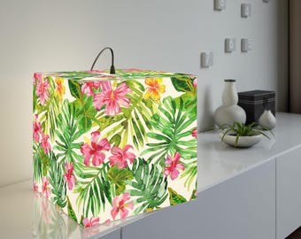 Tropical Floral Lamp