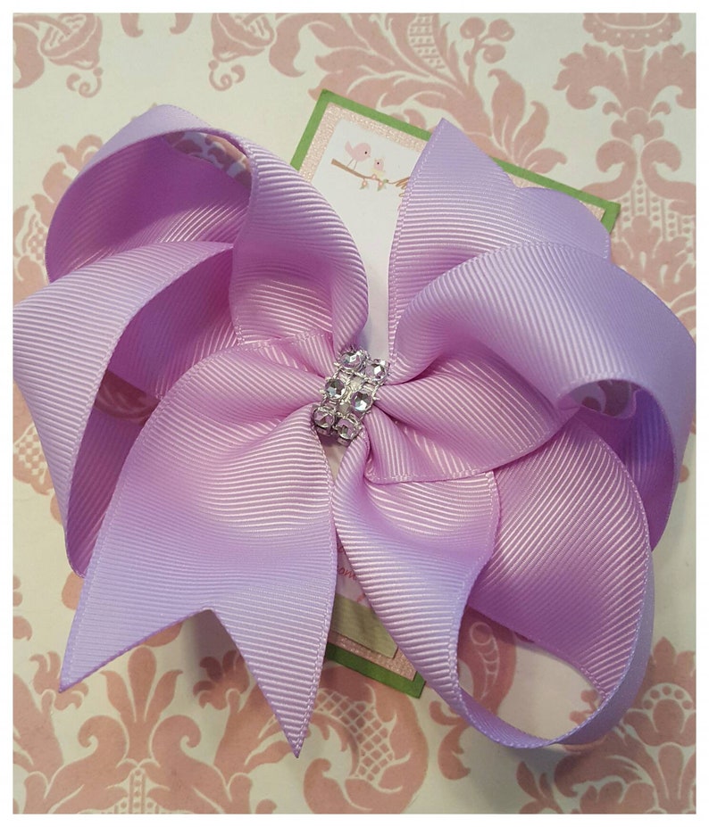 girl barrettes bows for girls lavendar hair bow Girl hair clips hair clips for girls