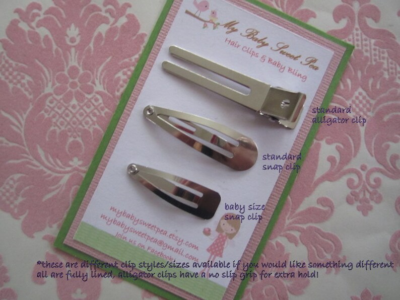 pink mod monkey hair clip image 3