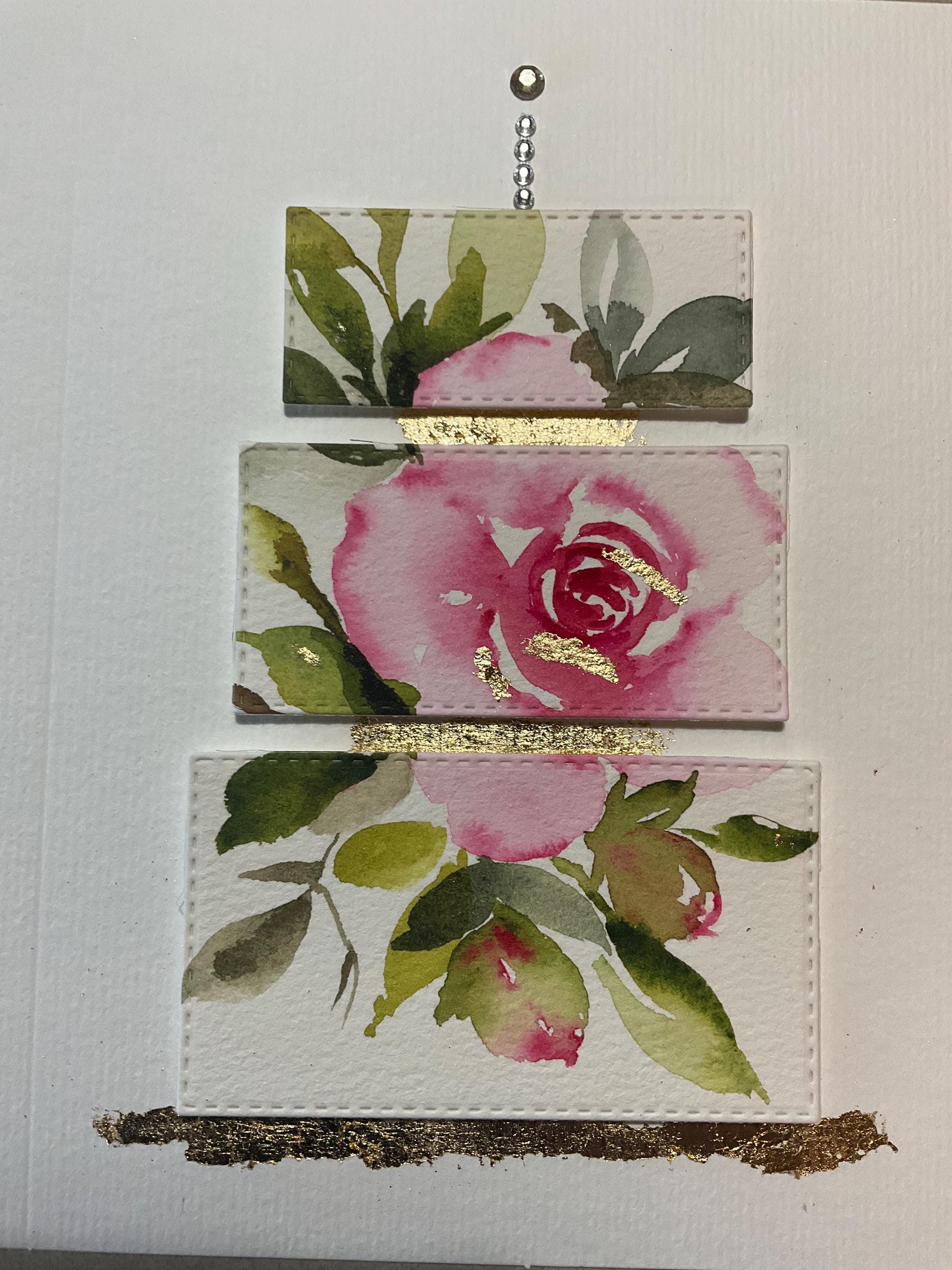 Hand Painted Watercolor Birthday Card - Etsy