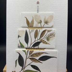 Originele handgeschilderde aquarelverjaardagskaart