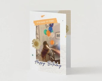 Dog-themed Birthday Card