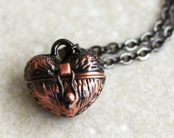 Steampunk Anatomical Heart Locket