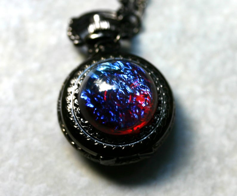 Dragon Breath Pocket Watch - Fire Opal image 4