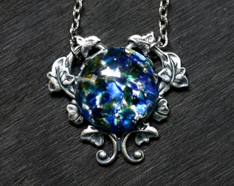 Blue Opal Necklace