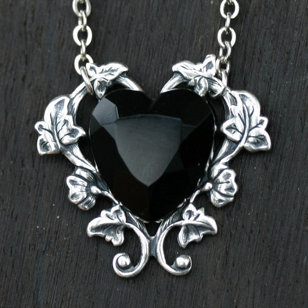 Black Heart Necklace