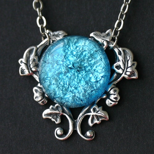 Blue Opal Necklace - Etsy