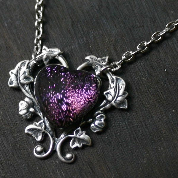 Purple Heart Necklace