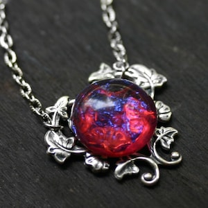 Dragons Breath Fire Opal Necklace