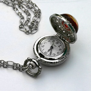 Dragon Breath Pocket Watch - Fire Opal image 2