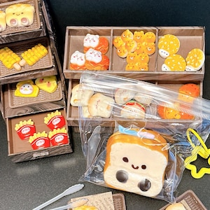 Baby Toast Squishy: Handmade Kawaii Silicone Stress Relief Toy