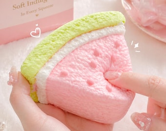 Realistic Fruit Taba Squishy: Kawaii Desk Decor Stress Toy| Keychain |Stress Relief |Slime |Fun Fidget |Sensory