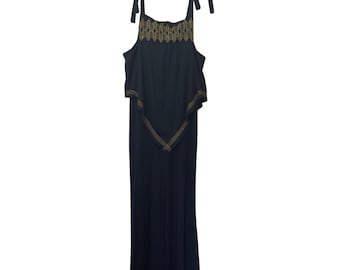 Vintage 70s Jody of California Women’s Palazzo Jumpsuit Size S via Black Gold