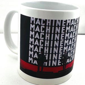 Wunderschöne Tasse für einen Kraftwerk Machine FLUO-Fan. KEIN Versand in die USA.
