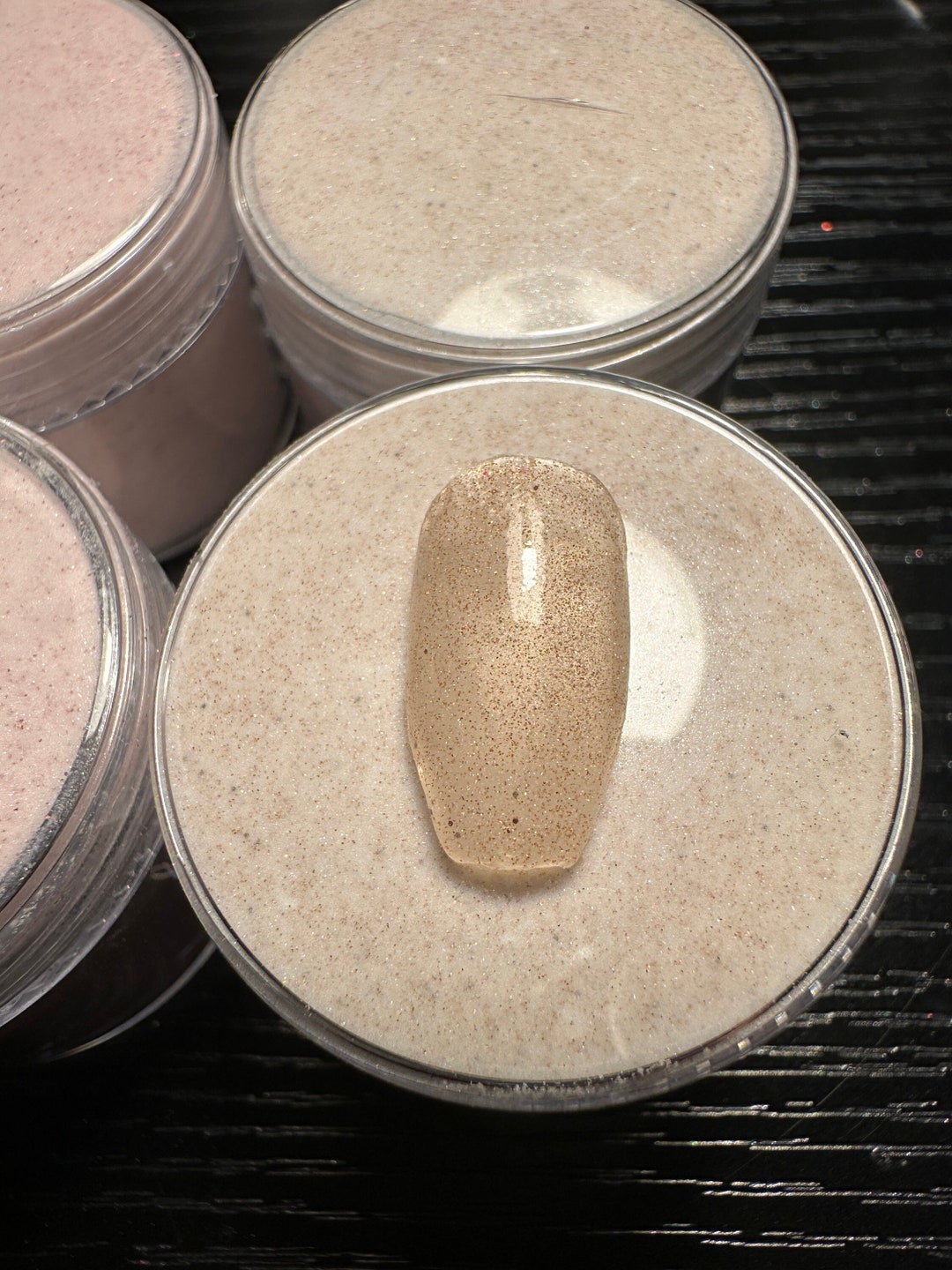 Naked Pinky Nude Holo Nail Dip Fine Glitter Acrylic Powder - Etsy