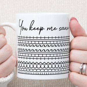 Funny Hidden Message Mug, Message Coffee Mug, Hidden Swear Mug, Funny Enamel Mug, Funny Office Gift, Coffee Lover, Best Friends Gift