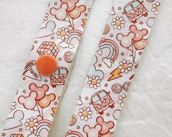 Disney keychain | Disney wrist strap | Mickey ear strap | loungefly accessory | Disney accessory | ear holder | loungefly ear strap |