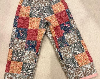 Quilted Kids Pants 6-8