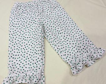 St. Patrick’s Day Shamrock Ruffle Toddler & Kids Pants, 12m - 8 years