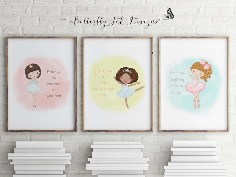 Ballerina Print Ballerina Wall Art Ballerina Wall Etsy Australia