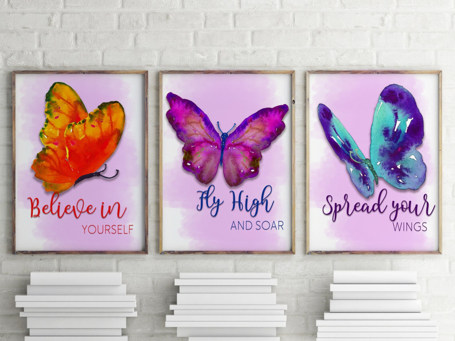 Butterfly Prints Wall Art Wall Art Butterfly Wall Art Etsy Australia