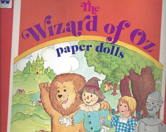Vintage The Wizard of Oz Paper Dolls, C1978