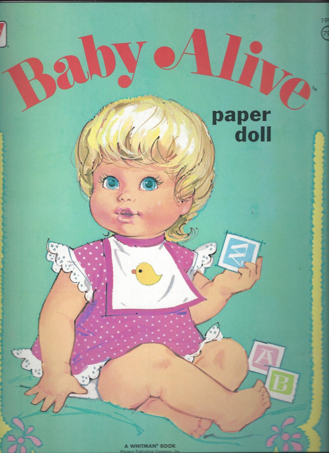 Baby Alive Vintage Paper Doll C1975 | Etsy