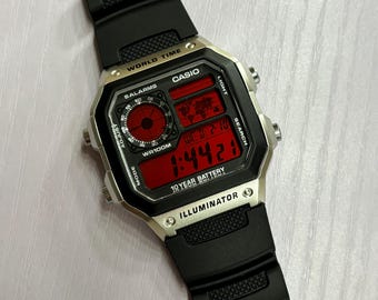 Custom Casio AE-1200 Honda Racing Edition | Red Wing Motorcycle