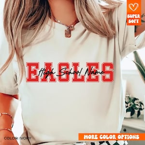 Custom Mascot Shirts, Personalized School Spirit Tees, Team Mascot Shirts, Teacher Shirt, Sports Team Shirts, Football Volleyball Team Shirt