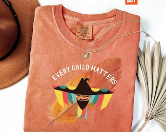 Comfort Colors® Native Owned Every Child Matters Orange Shirt Day Indigenous T-Shirt native Designed Tees Indigenous Gift Shop