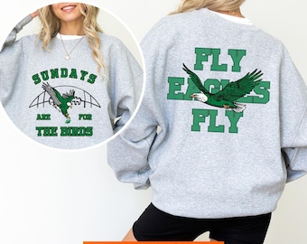 Philadelphia Football Sweatshirt, Philadelphia Eagles Shirt, Sundays are for the Birds, Bird Gang Outfit, Football Shirt