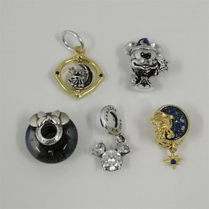 Pandora  Mickey Mouse & Minnie Mouse Charms Set