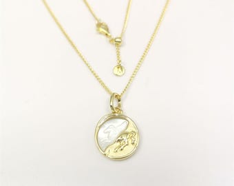 Pandora Pegasus Medallion Pendant Necklace