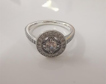 Pandora Silver Vintage Allure Ring