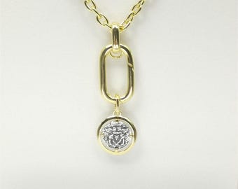 Pandora Cupid Medallion Charm Necklace Set
