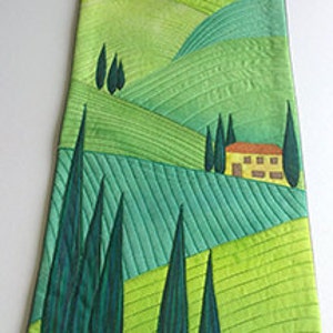 Landscape Quilt Pattern Tuscan Hillside image 4