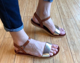 leather Sandals with Vibram Flex Sole, Barefoot sandals, Leather Sandals, womens sandals, Flexy Sandals, Anyas Review barefoot sandals