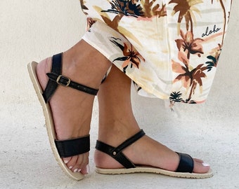 Vegan Barefoot Sandals – Sustainable Non-Woven Minimalist Summer Shoes