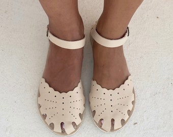 Vegan No-Leather Sandals – Sustainable Barefoot Flats • Eco Summer Shoes