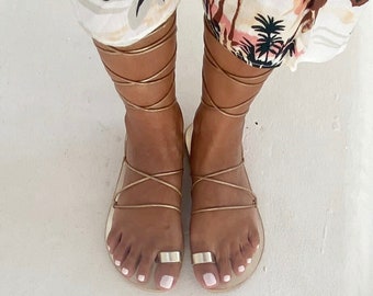 Barefoot Women's Sandals, Gladiator Sandals, Leather Sandals, Greek sandals, Flat sandals, Women's Sandals, Wedding Sandals, Gold Sandals