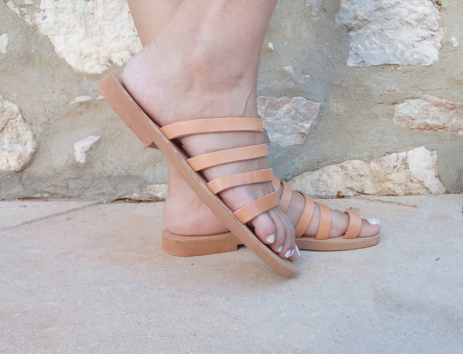 superdry leather flip flops