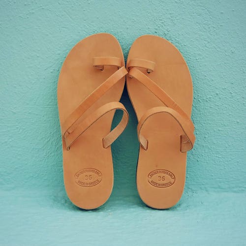 Antique Handmade Greek Sandals