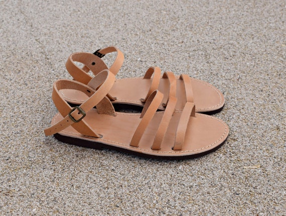 handmade leather sandals for women , ankle strap sandals, classic Greek sandals,  Women's sandals, leather sandals, roman sandals, gladiator